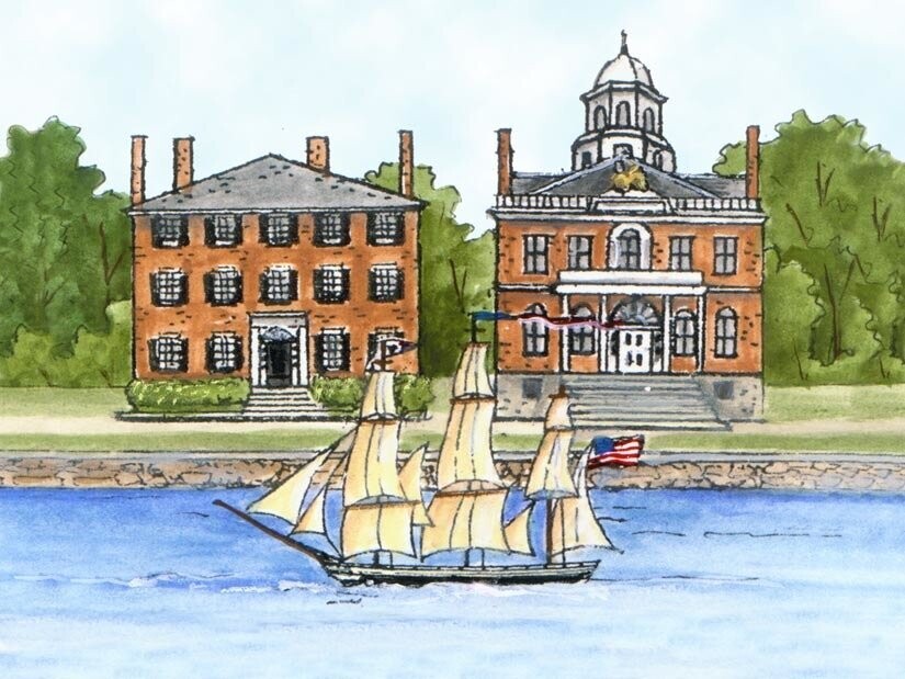 Salem WaterScape - Note Cards  Box of 10