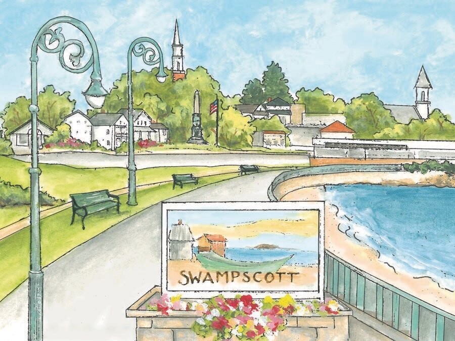 Swampscott WaterScape - Note Cards  Box of 10