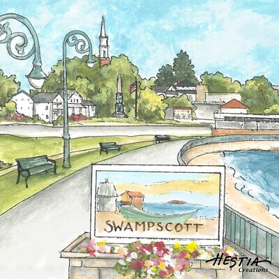 Swampscott WaterScape Coaster Set