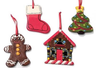 3 Acrylic Holiday Ornament kit