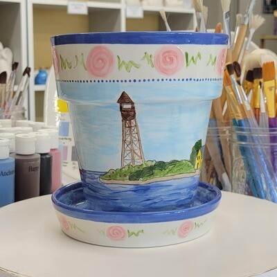 Marblehead Ceramics - Flower Pot - 2 sizes