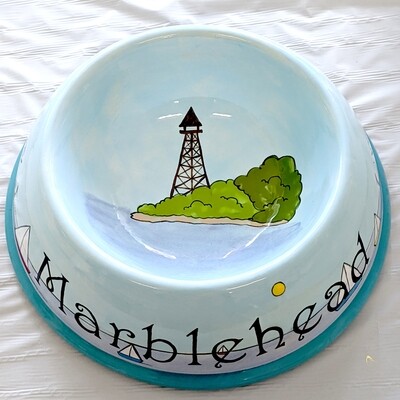 Marblehead Ceramics - Extra Large Dog Bowl