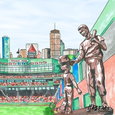 Boston WaterScape Coaster Set