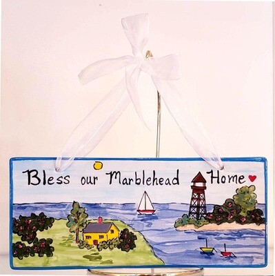 Bless our Marblehead Home Plaque