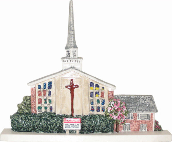 Marblehead VillageScape V347 Saint Stephen's United Methodist Church FRONT DECAL,