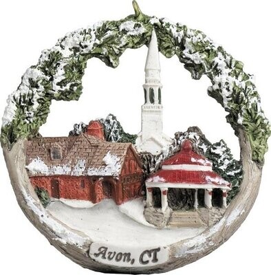 AmeriScape Ornament Avon, CT in Winter