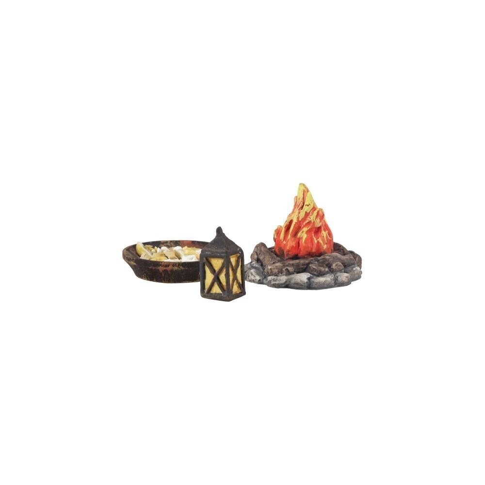 Nativity Accessory Campfire and Lantern
