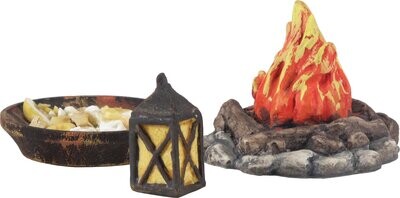 Nativity Accessory Campfire and Lantern