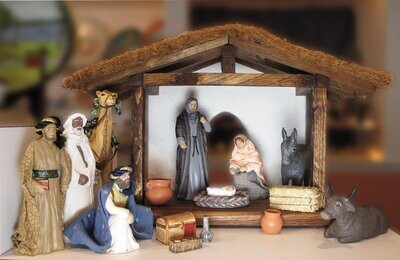 12 Piece Deluxe Nativity Set