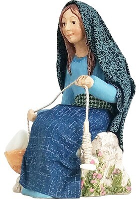 Nativity Figure  Akhati Weaver Woman