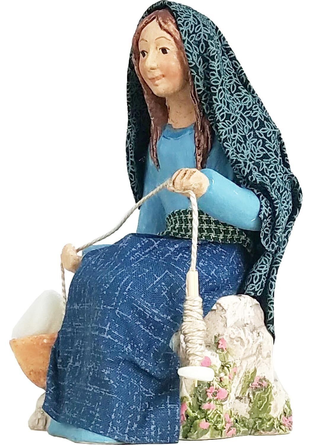 Nativity Figure  Akhati Weaver Woman