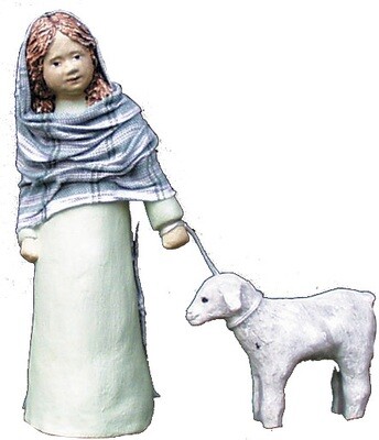 Nativity Figure Retired Shira Shepherd Girl