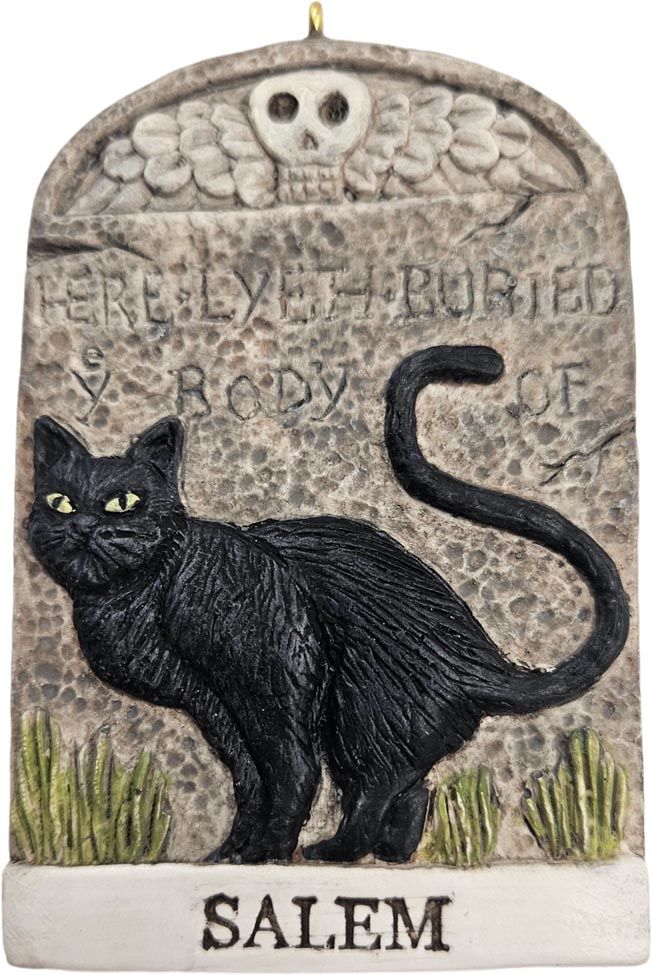 AmeriScape Black Cat Halloween Ornament