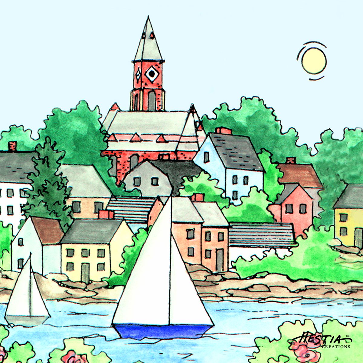 Marblehead WaterScape - Mug