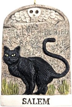 Salem AmeriScape Halloween Black Cat #5449