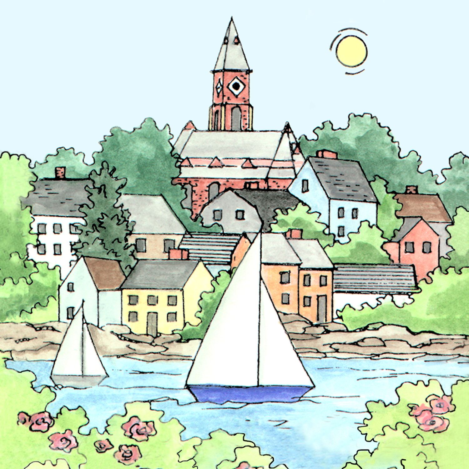 Marblehead WaterScape - Jigsaw Puzzles