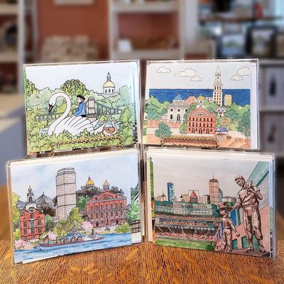 Boston WaterScape - Note Cards  Box of 10