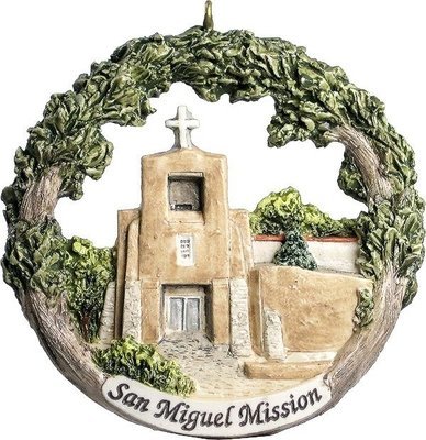 AmeriScape Ornament San Miguel Mission, Santa Fe, New Mexico