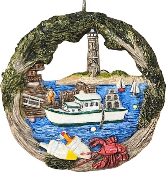 2023 Marblehead Annual Ornament - Celebrating Marblehead's Lobstermen
