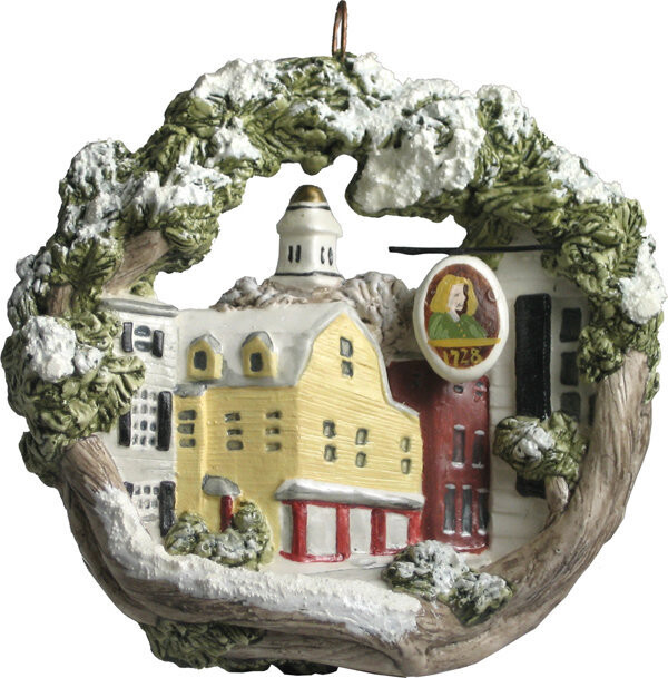 1993 Marblehead Annual Ornament - Washington Street in Winter