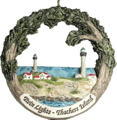 Cape Ann AmeriScape Twin Lights on Thacher's Island