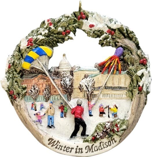AmeriScape Ornament - Madison, Wisconsin in Winter
