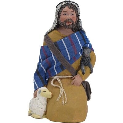 Nativity Retired -  Timaeus Kneeling Shepherd Goldenrod