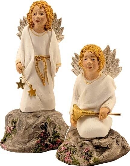 Nativity Figures - Faith and Hope Angels Nativity Figures - Faith and Hope Angels