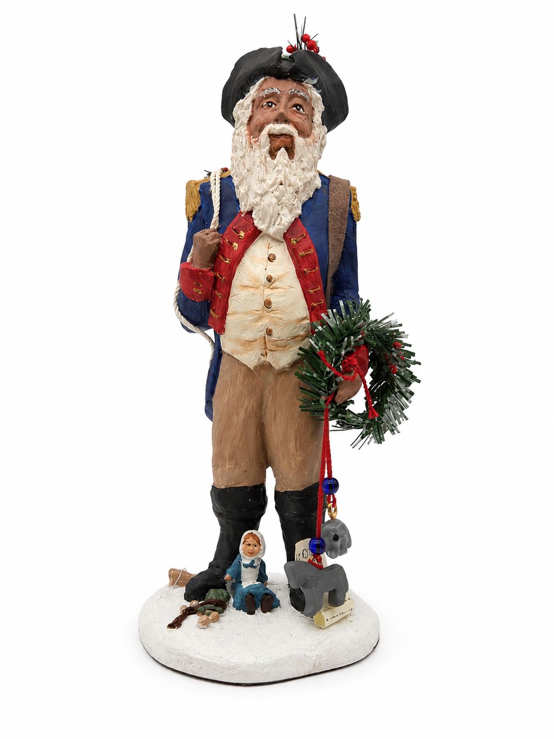 Santa Collection - Patriot Santa Figurine