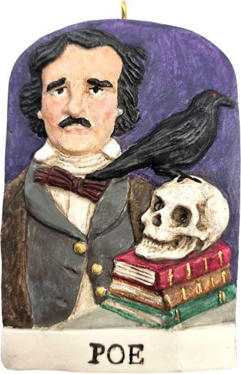 AmeriScape E.A. Poe Halloween Ornament