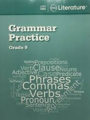 NINTH GRADE - INTO LITERATURE GRAMMAR PRACTICE GRADE 9 - HMH - 2020 - ISBN 9780358264163