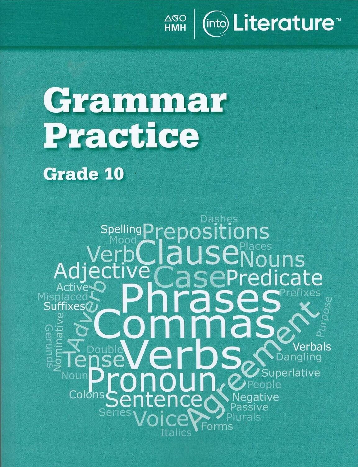 TENTH GRADE - INTO LITERATURE GRAMMAR PRACTICE GRADE 10 - HMH - 2020 - ISBN 9780358264170