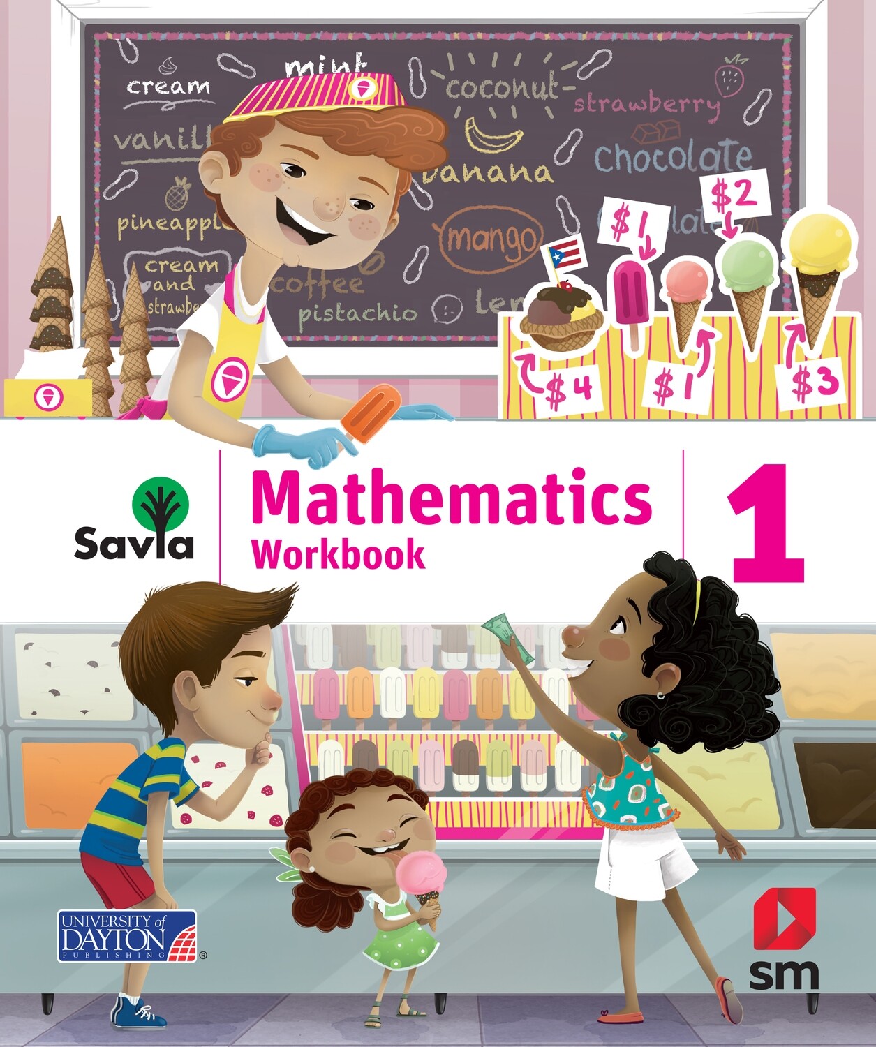 FIRST GRADE - SAVIA MATHEMATICS 1 WORKBOOK - SM - 21 - ISBN 9781630148812