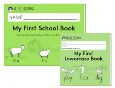 PRE-KINDER - MY FIRST BOOK SET: MY FIRST BOOK + LOWERCASE BOOK - LWT - 20 - ISBN 9781950578122