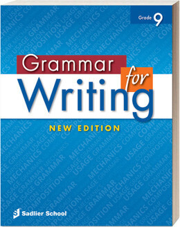 NINTH GRADE - GRAMMAR FOR WRITING LEVEL BLUE GRADE 9 + DIGITAL - SADL - 25 - ISBN 9781956976441