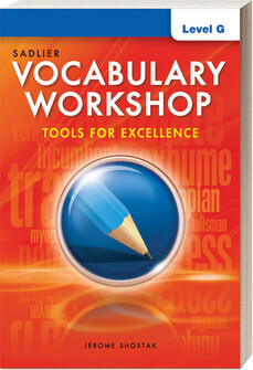 TWELFTH GRADE - VOCABULARY WORKSHOP TOOLS FOR EXCELLENCE LEVEL G + DIGITAL - SADL - 22 - ISBN 9781421776422
