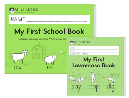 PRE-KINDER - MY FIRST BOOK SET:  MY FIRST BOOK + LOWERCASE BOOK - LWT - 20 - ISBN 9781950578122