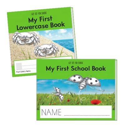PRE-KINDER - MY FIRST BOOK SET:  MY FIRST BOOK + LOWERCASE BOOK - LWT - 26 - ISBN 9798885666275