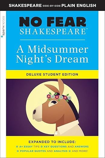 ELEVENTH GRADE - NO FEAR SHAKESPEARE A MIDSUMMER NIGHT'S DREAM - DELUXE STUDENT EDITION - SPARK - ISBN 9781411479692