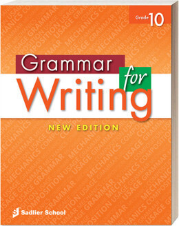 TENTH GRADE - GRAMMAR FOR WRITING LEVEL ORANGE GRADE 10 + DIGITAL - SADL - 25 - ISBN 9781956976458