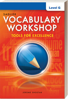 ELEVENTH GRADE - VOCABULARY WORKSHOP TOOLS FOR EXCELLENCE LEVEL G + DIGITAL - SADL - 22 - ISBN 9781421776422