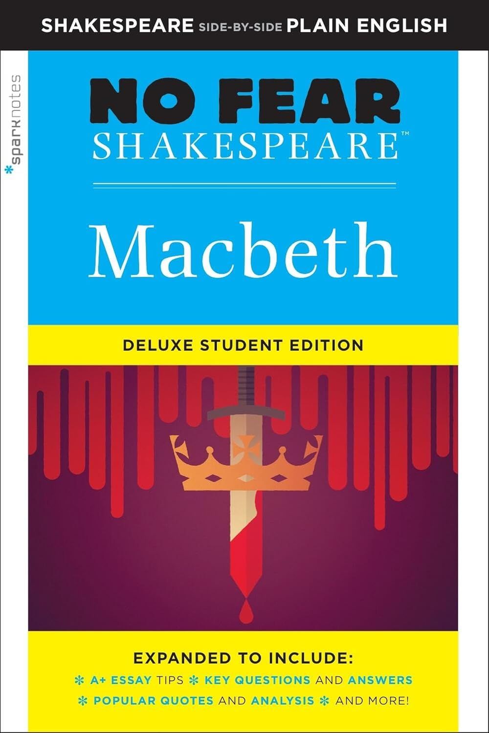 TWELFTH GRADE - NO FEAR SHAKESPEARE MACBETH - DELUXE STUDENT EDITION - SPARK - ISBN 9781411479678