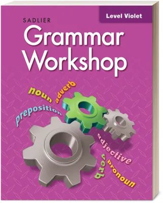 SEVENTH GRADE - GRAMMAR WORKSHOP LEVEL VIOLET + DIGITAL - SADL - 25 - ISBN 9781956976564