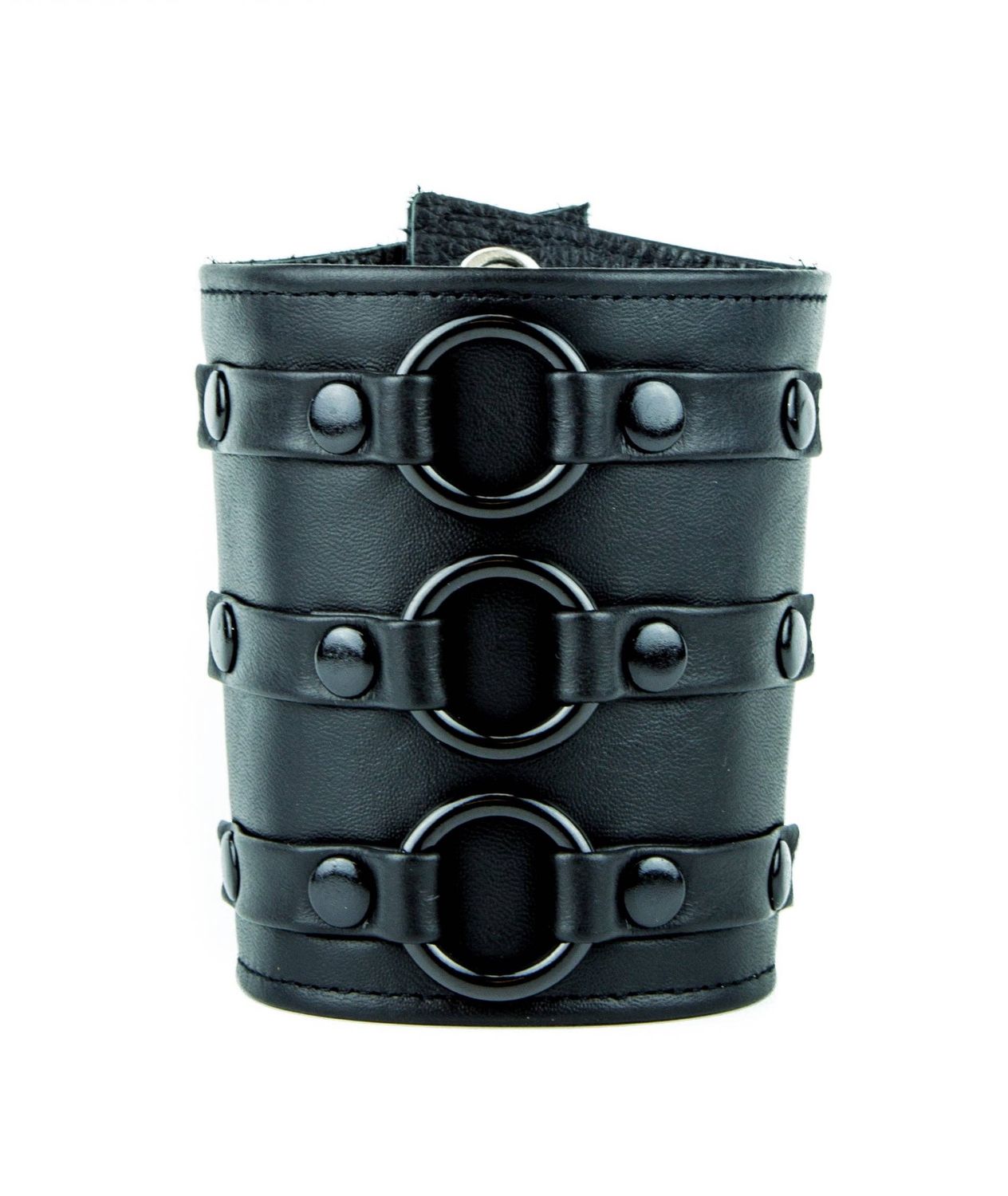 FB107  3 RING SHORT GAUNTLET STYLE BRACELET