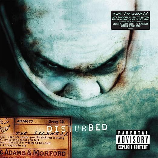 DISTURBED / SICKNESS (X) (25TH ANNIVERSARY/GREEN VINYL)