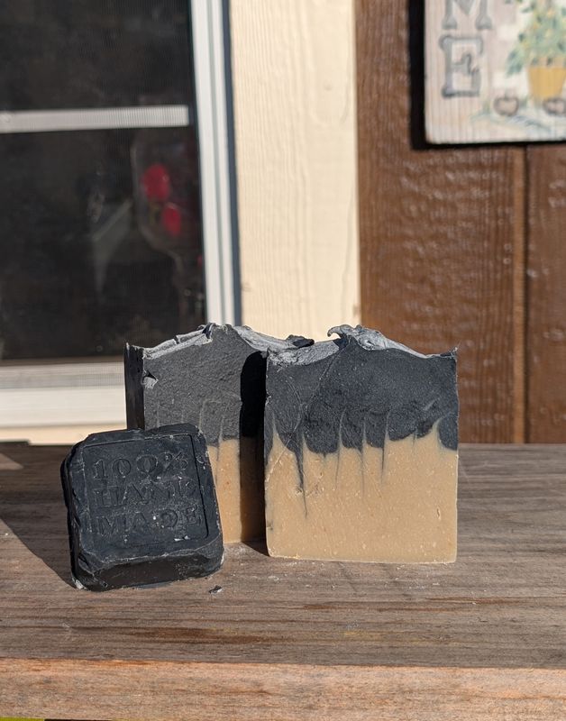 Goat's Milk Soap - Charcoal &amp; Dead Sea Mud Facial Bar