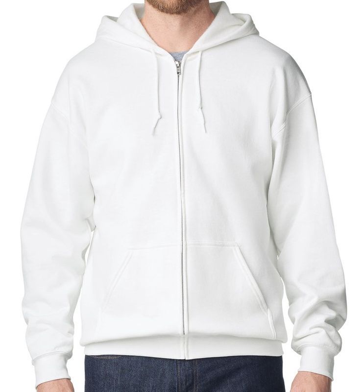Custom-designed, Adult  Hooded Full-zipper Sweatshirt