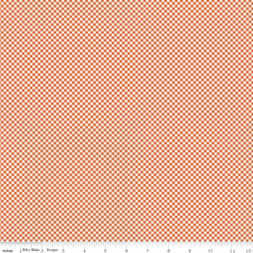 Seasonal Basics Gingham Orange