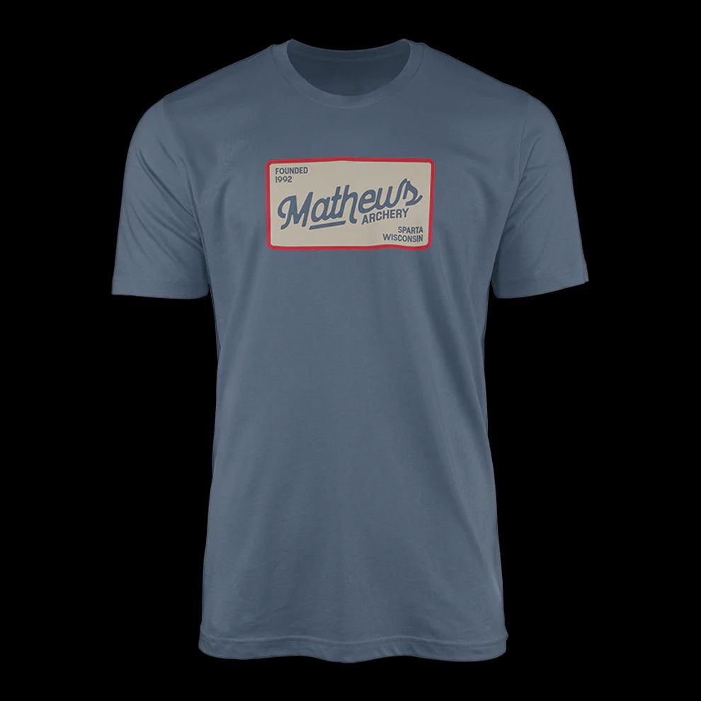MATHEWS BLUE FOUNDERS TEE