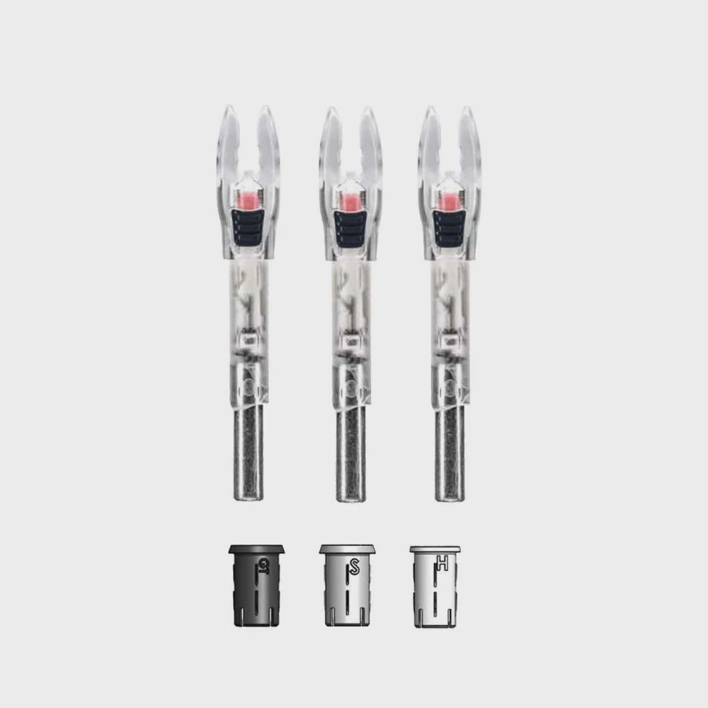 NOCKTURNAL SHIFT LIGHTED UNIVERSAL NOCK 3 PK